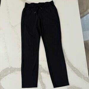 CRZ YOGA 4 Way Stretch Ankle Golf Pants Women’s Small Black Mid Rise Slim Fit